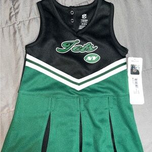 NFL Jets Black and Green Cheer Dress‎